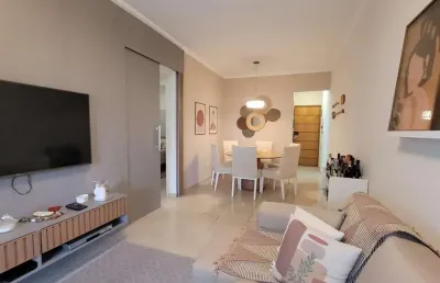 Apartamento para venda em praia grande, canto do forte, 3 dormitórios, 1 suíte, 2 banheiros, 2 vagas