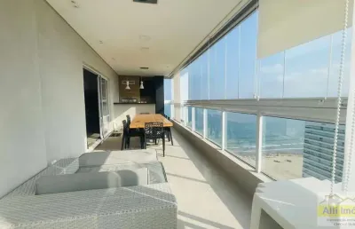 Cobertura para venda em praia grande, canto do forte, 4 dormitórios, 3 suítes, 5 banheiros, 3 vagas