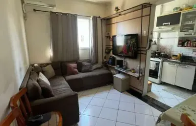 Apartamento para venda em praia grande, aviação, 1 dormitório, 1 banheiro, 1 vaga