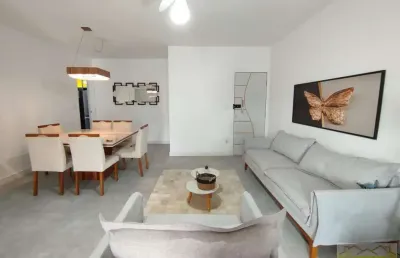 Apartamento para locação em praia grande, canto do forte, 3 dormitórios, 2 suítes, 2 banheiros, 1 vaga