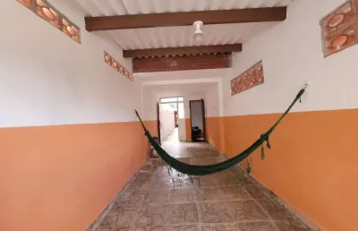 Casa para venda em praia grande, caiçara, 2 dormitórios, 2 banheiros, 1 vaga