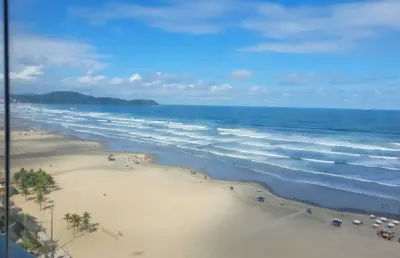 Apartamento para locação em praia grande, aviação, 3 dormitórios, 3 suítes, 5 banheiros, 2 vagas