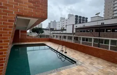Apartamento para locação em praia grande, ocian, 2 dormitórios, 1 suíte, 2 banheiros, 1 vaga