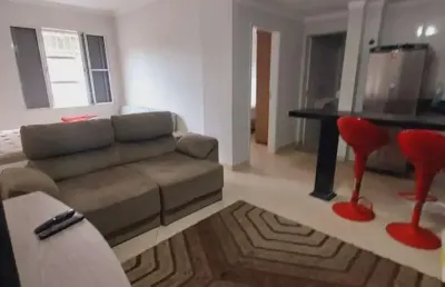 Apartamento para venda em praia grande, ocian, 1 dormitório, 1 banheiro, 1 vaga