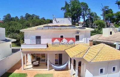 Casa com 4 dormitórios à venda, 444 m² por r$ 3.100.000,00 - terras de são carlos - jundiaí/sp