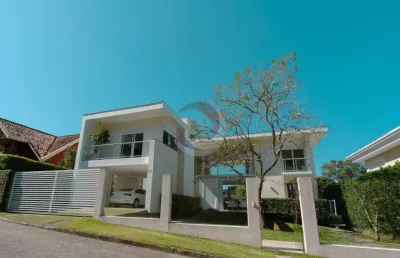 Casa em condomínio fechado com 6 quartos para alugar na rodovia haroldo soares glavan, 1830, cacupé, florianópolis por r$ 43.990