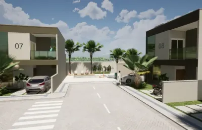 Casa  na planta duplex em condomínio na chácara brasil