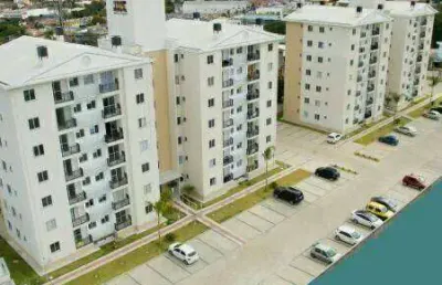 Viva no coração de penha: apartamento semi mobiliado a apenas 480m do mar  com lazer completo