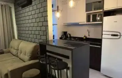 Vista mar e pôr do sol incrível: apartamento mobiliado no centro de penha