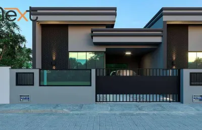 Casa térreas com acabamento diferenciado em balneário piçarras