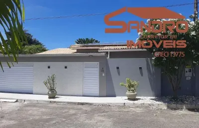 Casa em condomínio fechado com 3 quartos à venda no buraquinho, lauro de freitas  por r$ 980.000