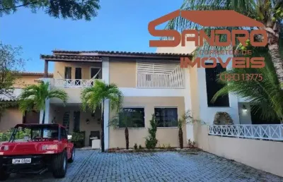 Casa em condomínio fechado com 4 quartos à venda em itapuã, salvador  por r$ 1.350.000