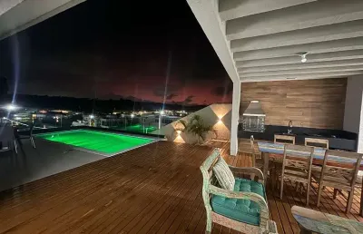 Casa em condomínio fechado com 4 quartos à venda no alphaville (abrantes), camaçari  por r$ 2.300.000
