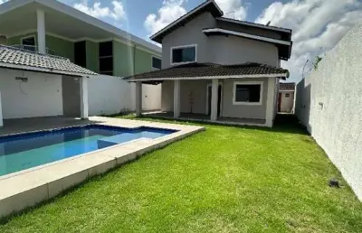 Casa em condomínio fechado com 4 quartos à venda no vilas do atlantico, lauro de freitas  por r$ 950.000