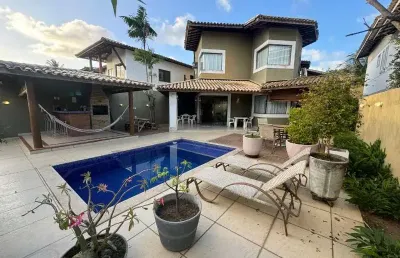 Casa em condomínio fechado com 4 quartos à venda no vilas do atlantico, lauro de freitas  por r$ 1.410.000