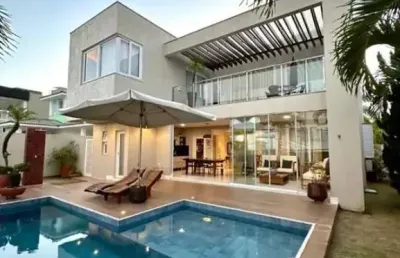 Casa em condomínio fechado com 4 quartos à venda no alphaville (abrantes), camaçari  por r$ 2.540.000