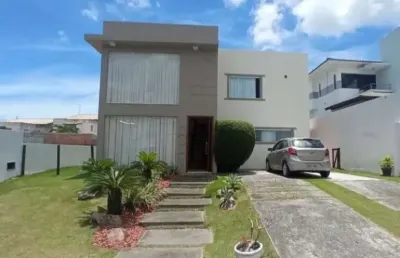 Casa em condomínio fechado com 4 quartos para alugar no alphaville (abrantes), camaçari , 250 m2 por r$ 7.200