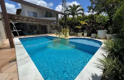 Casa em condomínio fechado com 4 quartos à venda no buraquinho, lauro de freitas  por r$ 1.250.000