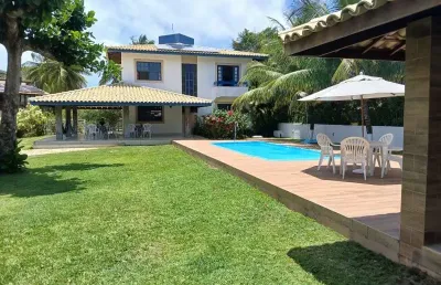 Casa em condomínio fechado com 4 quartos à venda na estrada do coco, 7677, abrantes, camaçari por r$ 2.450.000