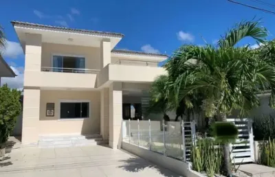 Casa em condomínio fechado com 5 quartos à venda na rua priscila b dutra, 877, buraquinho, lauro de freitas por r$ 1.980.000