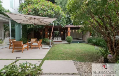 Vendo casa em condomínio fechado brooklin com 500 mts, 4 suites, mobiliada