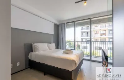 Apartamento para venda em moema, 1 dormitório e 27 m ²