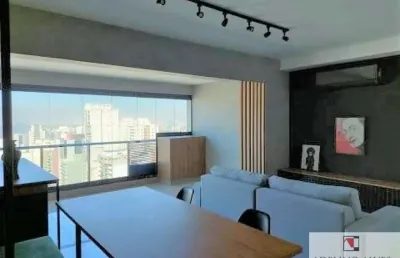 Pinheiros, 73 mts, novo, mobiliado, andar alto, lindo