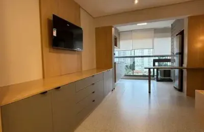 Apartamento para locação no brooklin , 1 dormitório e 30 m ²