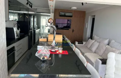 Apartamento com 2 dormitórios à venda, 67 m² por r$ 789.000 - loteamento joão batista julião - guarujá/sp