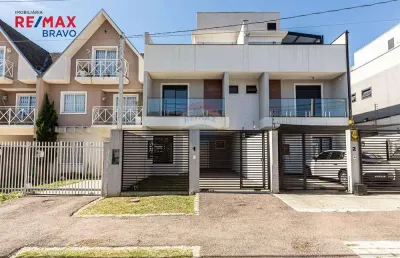 Sobrado novo – 148 m2 – 3 ou 4 quartos – 4 banheiros – 2 vagas – uberaba - curitiba/pr