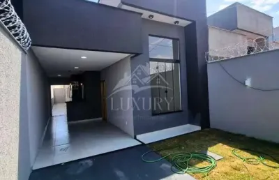Casa com acabamento premium em senador canedo 3 quartos 1 suíte