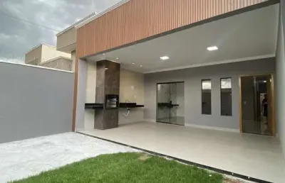 Casa de 3 quartos, 1 suíte, banheiro social + lavabo - jardim canedo-go