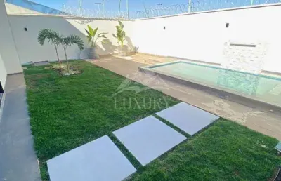 Casa de alto padrão com 4 suítes e piscina – bairro das indústrias - com piscina