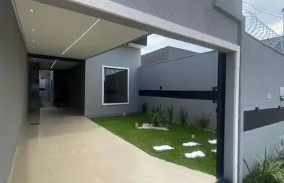 Casa nova com 3 quartos e suíte no residencial ravena – senador canedo