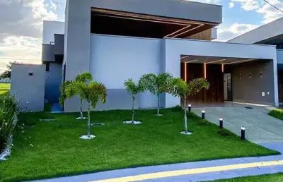 Casa de alto padrão com 4 suítes no alphaville 2 - senador canedo