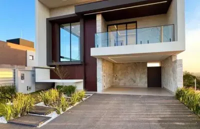 Mansão de luxo com piscina e automação – jardins capri / senador canedo – go