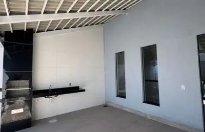 Casa 3q com suíte e área gourmet no porto seguro – senador canedo