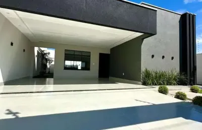 Linda casa térrea com fachada imponente – residencial monte cristo, trindade