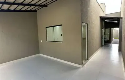 Casa 3 quartos com suíte- área gourmet no residencial buriti- entrada r$3.400,00