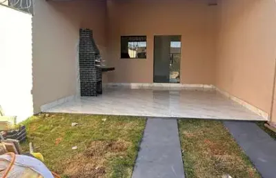 Casa nova no residencial paraíso – 2 quartos grandes, 1 suíte e área gourmet