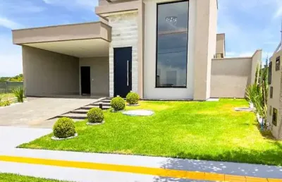 Casa térrea de alto padrão -3 suítes e piscina no alphaville 1 – senador canedo