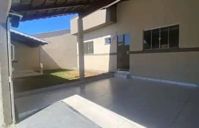 Casa 2 quartos com suíte e área gourmet para alugar em senador canedo