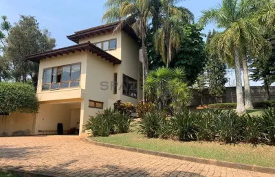 Casa em condomínio fechado com 4 quartos à venda na rodovia comendador guilherme mamprim km, s/n, village sans souci, valinhos, 489 m2 por r$ 3.800.000