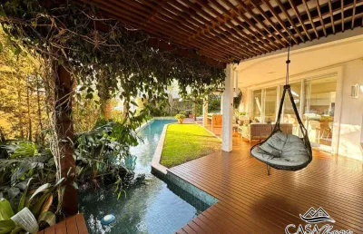 Casa em condomínio fechado com 4 quartos à venda na rodovia haroldo soares glavan, 3820, cacupé, florianópolis por r$ 6.560.000