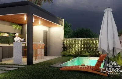 Casa em condomínio fechado com 3 quartos à venda na real park, 1, vargem do bom jesus, florianópolis por r$ 1.750.000