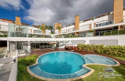 Casa em condomínio fechado com 4 quartos à venda na rodovia haroldo soares glavan, 3434, cacupé, florianópolis por r$ 3.000.000