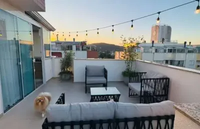 Cobertura com 3 quartos à venda na avenida das raias, 555, jurerê internacional, florianópolis por r$ 2.200.000