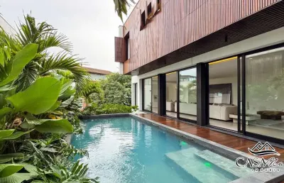 Casa em condomínio fechado com 3 quartos à venda na rodovia haroldo soares glavan, 3321, cacupé, florianópolis por r$ 8.900.000