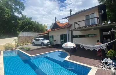 Casa em condomínio fechado com 3 quartos à venda na rua são miguel, 222, joão paulo, florianópolis por r$ 1.900.000
