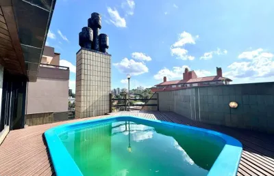 Cobertura com três suítes e três vagas no jardim lindóia